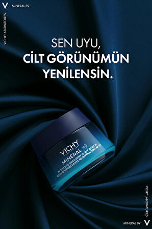 Vichy Mineral 89 Melatonin İçeren Yenileyici Gece Kremi 50ml