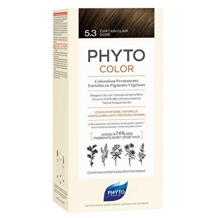 PHYTO PHYTOCOLOR 5.3 - Açık Kestane Dore