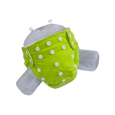 BEZHANE Baby YBB Yıkanabilir Bebek Bezi Cepli Neon Yeşil (3kg-12kg)