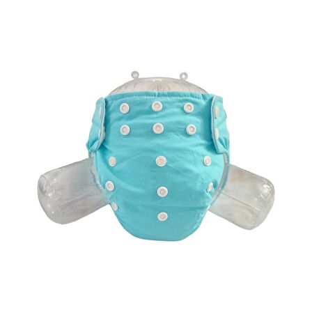 BEZHANE Baby YBB Yıkanabilir Bebek Bezi Cepli Mavi (3kg-12kg)