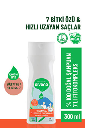 Siveno % 100 Doğal Şampuan 7 Li Fitoterapi 300 Ml