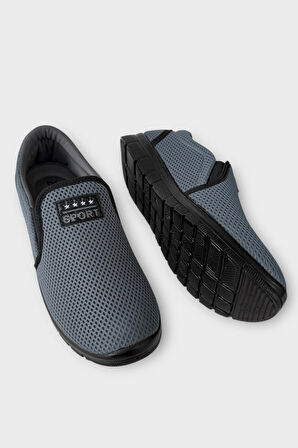 Erkek Airfile Günlük Ortopedik Sneaker Spor Ayakkabı FÜME