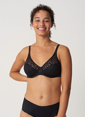 Chantelle Siyah Balenli Sütyen C13F10