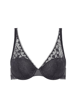 Chantelle Siyah Balenli Sütyen C15F70