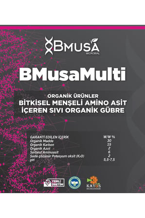 Bmusa Multi 1Lt  Organik Gübre