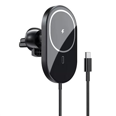 ® 15w Mıknatıslı Takılabilen Hızlı Şarj Tüm Cihaz Ve Araçlara Uyumlu Araç İçi Şarj Cihazı ( Lisinya )