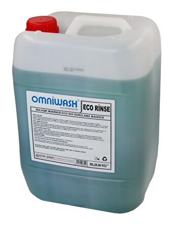 Omniwash Eco Sıvı Bulaşık Makinesi Deterjanı 20 lt & Bulaşık Makinesi Durulama Sıvısı 20 lt 