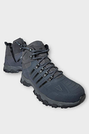 Unısex Soğuk Geçirmez Fermuarlı Trekking & Outdoor Bot FÜME