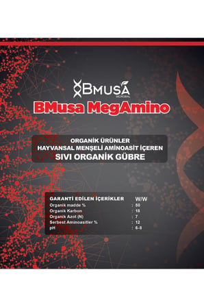 BMusa MEGAMİNO 5 LT Sıvı Organik Gübre