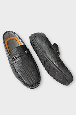 Erkek Günlük Loafer Ayakkabı SİYAH