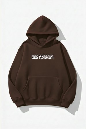 Unisex Yumuşak Dokulu Baba Oluyorsun Baskılı Tasarım Oversize 3 İplik Hoodie Sweatshirt