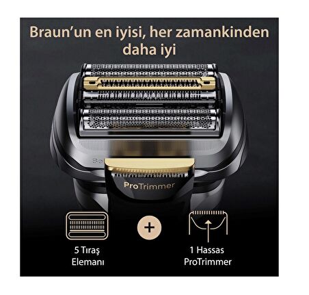 Braun Series 9 PRO+ 9577cc SmartCare Merkezi Islak & Kuru Tıraş Makinesi  