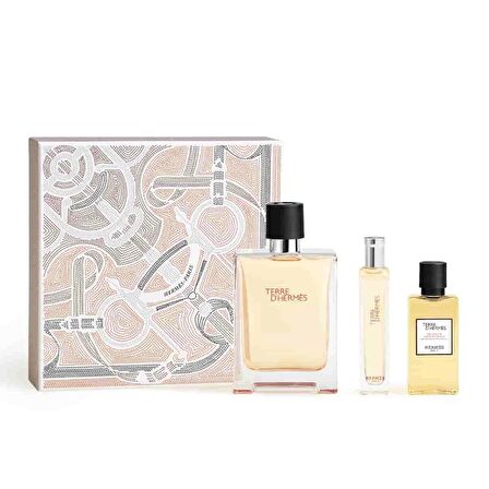 Hermes Terre D'Hermes Edt 100 Ml + Edt 15 Ml + Shower Gel 40 Ml