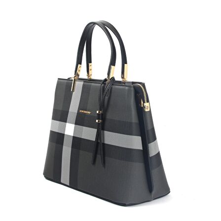 Silver Polo  Kadın Omuz Çantası 924-33464 SILVER POLO ÇAPRAZ Kadın ÇANTASI M129 SİYAH-MAT SİYAH