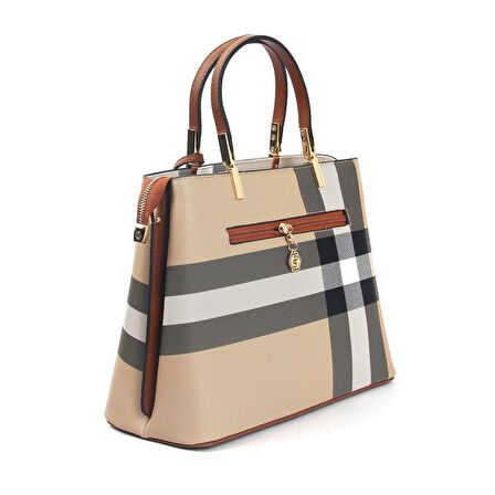 Silver Polo  Kadın Postacı Çantası 924-33465 SILVER POLO ÇAPRAZ Kadın ÇANTASI M130 BEJ-MAT TABA