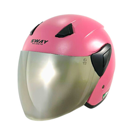 Sway Açık Kask Sw 733 Pembe
