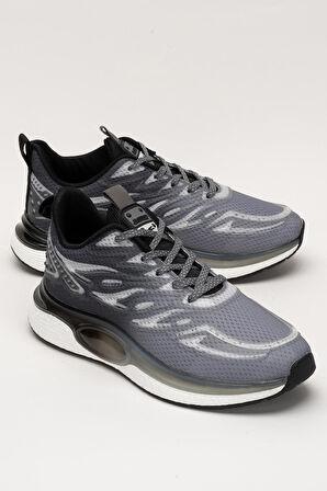 Erkek Günlük Koşu Yürüyüş Spor Ayakkabı SİYAH - FÜME