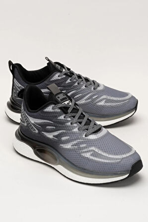 Erkek Günlük Koşu Yürüyüş Spor Ayakkabı SİYAH - FÜME