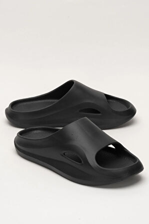 Erkek Eva Rahat Comfort Plaj Yazlık GünlükTerlik SİYAH