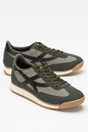 Erkek Keten Günlük Spor Ayakkabı  HAKİ