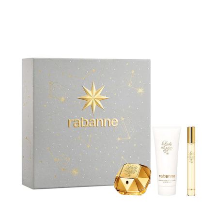 Paco Rabanne Lady Million EDP 50 ml + EDP 10 ml + 100 ml Body Lotion Kadın Parfüm Seti