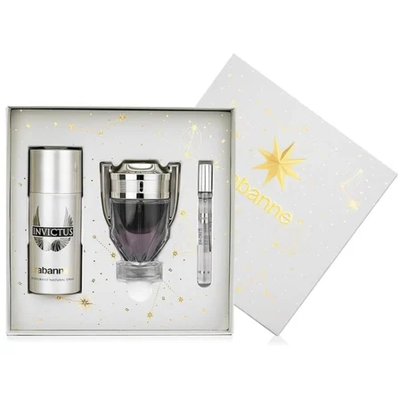 Rabanne Invictus EDT 100 ml + EDT 10 ml + 150 ml Deospray Erkek Parfüm Seti