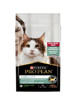 Proplan Liveclear Sterilised Somonlu Kısırlaştırılmış Kedi Maması 1,4 Kg.