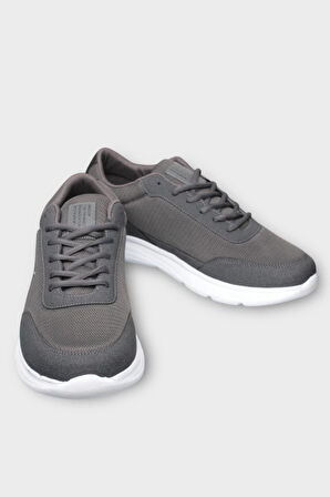 Erkek Büyük Numara Spor Ayakkabı (45-46-47) FÜME