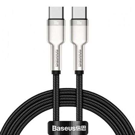 Baseus Ultra Hızlı 2Mt TYPE-C TO TYPE-C 100W Şarj Kablosu 480Mbps Veri Aktarım Kablosu 