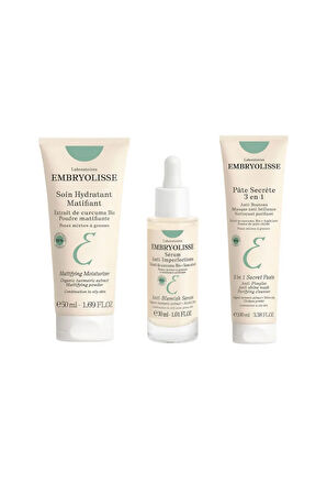 Embryolisse Karma ve Yağlı Ciltler içi (Akne, Sivilce, Siyah Noktalar) İçin Özel Paket