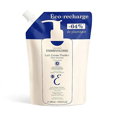Embryolisse Lait Creme Fluide (%98 Doğal, Aloe Vera) Ekonomik Paket Vücut Losyonu 13.52 oz 400 ml