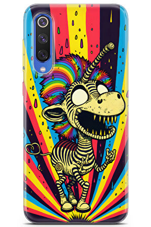 Xiaomi Mi 9 SE uyumlu Renkler 18 Koruma Zombie Zebra Renk