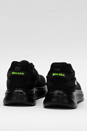 Erkek Triko Sneaker Rahat Hava Alabilen Kokusuz Spor Ayakkabı SİYAH