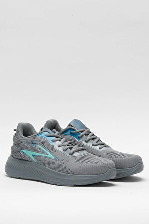 Erkek Triko Sneaker Rahat Hava Alabilen Kokusuz Spor Ayakkabı GRİ