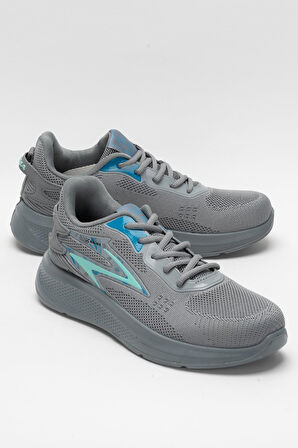 Erkek Triko Sneaker Rahat Hava Alabilen Kokusuz Spor Ayakkabı GRİ
