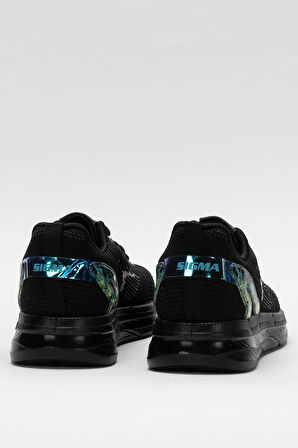 Erkek Triko Sneaker Rahat Hava Alabilen Kokusuz Spor Ayakkabı SİYAH