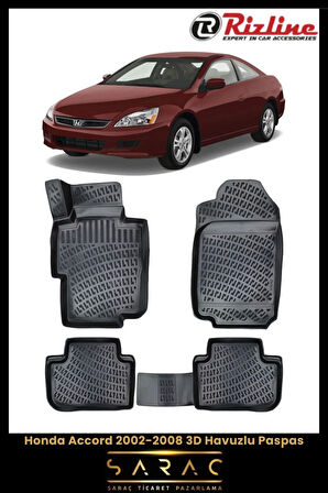 Rizline Honda Accord 2005 Model 3D Havuzlu Paspas