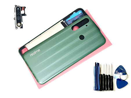 Tkgz Oppo Realme 6İ ORJ Kasa Arka Pil Batarya Kapağı YEŞİL