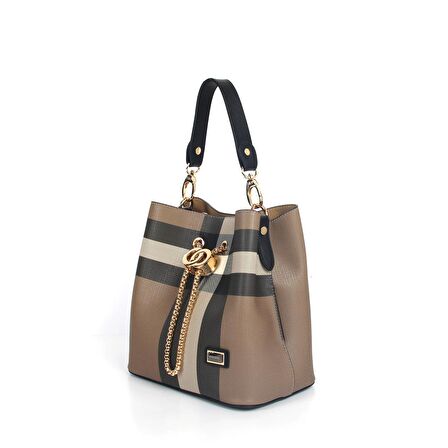 Kadın Postacı Çantası 967-33535 SİLVER POLO ÇAPRAZ Kadın ÇANTASI M80 KAHVE-MAT SİYAH