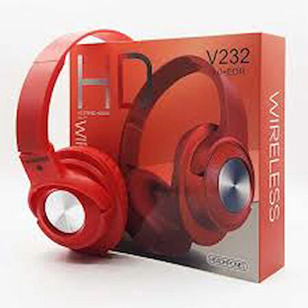 HD V232 BLUETOOTHLU KULAKLIK MUKEMMEL SES KALİTESİ 