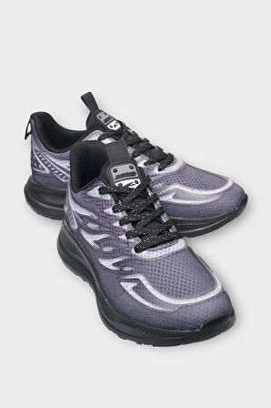 Erkek Rahat Hava Alabilen Kokusuz Koşu Yürüyüş Spor Ayakkabı SİYAH