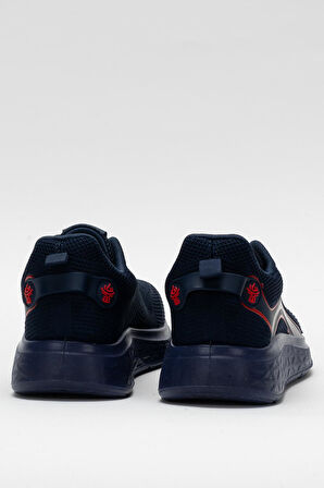 Erkek Triko Sneaker Rahat Hava Alabilen Kokusuz Spor Ayakkabı LACİVERT