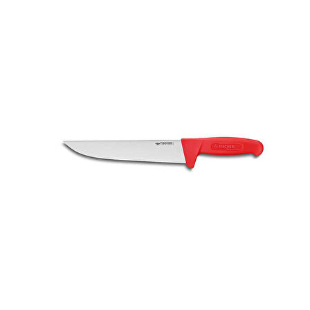 Fischer 3010 25cm Kasap Bıçağı, Kırmızı