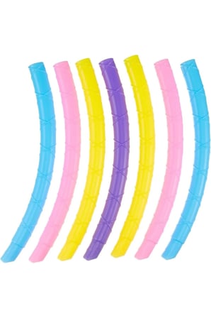 65 Cm Geçmeli 7 Parçalı Hulahop Bel Çemberi