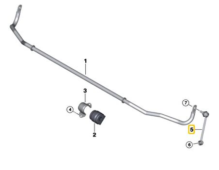 BMW 1 VE 3 SERİSİ FORMPART ARKA VİRAJ ASKI ROTU 33556764428