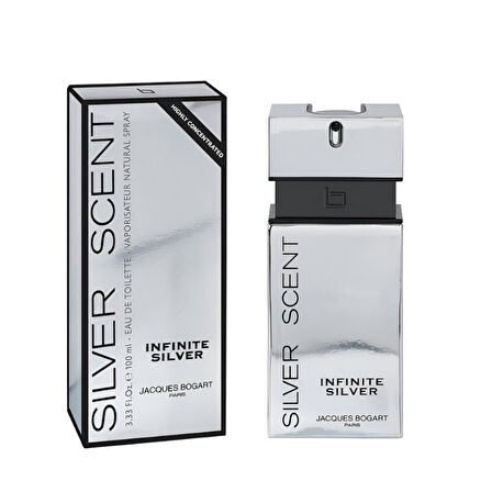 Jacques Bogart Infinite Silver EDT 100 ml Erkek Parfümü