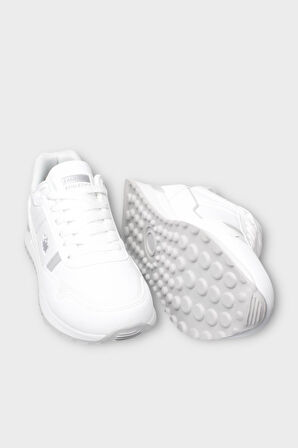 Erkek Ortopedik Cilt Günlük Yürüyüş Koşu Sneaker Spor Ayakkabı BEYAZ