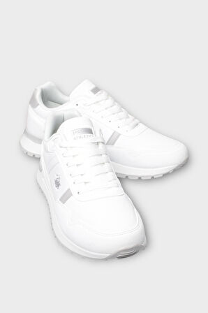 Erkek Ortopedik Cilt Günlük Yürüyüş Koşu Sneaker Spor Ayakkabı BEYAZ