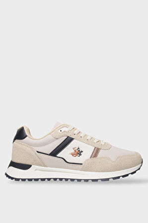 Erkek Ortopedik Cilt Günlük Yürüyüş Koşu Sneaker Spor Ayakkabı BEJ