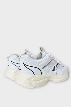 Erkek Airfile Hafif Comfort Koşu Yürüyüş Spor Ayakkabı BEYAZ